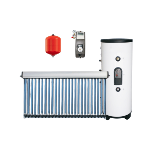 Chauffe-eau solaire kit 150 litres 1 panneau balcon 30 tubes + station